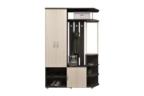 Прихожая Домино венге/дуб млечный в Мегионе - megion.mebel-tymen.ru | фото