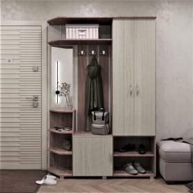 Прихожая Домино ясень шимо в Мегионе - megion.mebel-tymen.ru | фото