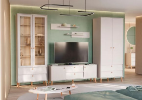 АФИНА Гостиная №1, ЛДСП Кашемир серый в Мегионе - megion.mebel-tymen.ru | фото