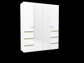 Анона 8 Шкаф для одежды и белья 4-створчатый в Мегионе - megion.mebel-tymen.ru | фото
