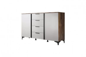 Брента Комод 4 ящика 2 двери Жемчуг в Мегионе - megion.mebel-tymen.ru | фото