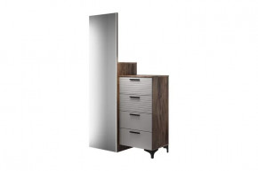 Брента Комод с зеркалом Жемчуг в Мегионе - megion.mebel-tymen.ru | фото