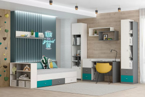 Детская Клео ОК-2, графит, миндаль, океан Диал в Мегионе - megion.mebel-tymen.ru | фото