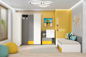 Детская Клео С-3, графит, миндаль, солнечный Диал в Мегионе - megion.mebel-tymen.ru | фото