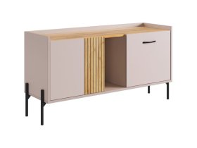 Тумба Доминика кашемир/дуб крафт золотой в Мегионе - megion.mebel-tymen.ru | фото