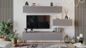 Гостиная «Глосс» №6 Баттл Рок, Бежевый в Мегионе - megion.mebel-tymen.ru | фото