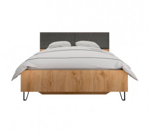 GRACE кровать LOZ160х200 (Дуб наварра/ Графит) в Мегионе - megion.mebel-tymen.ru | фото