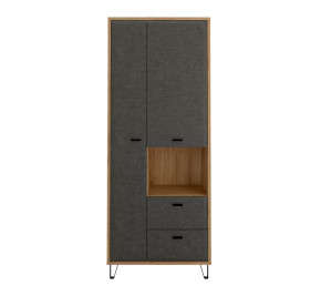 GRACE шкаф REG2D2S (Дуб наварра/Графит) в Мегионе - megion.mebel-tymen.ru | фото