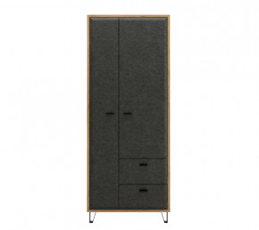 GRACE шкаф SZF2D2S (Дуб наварра/Графит) в Мегионе - megion.mebel-tymen.ru | фото