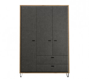 GRACE шкаф SZF3D2S (Дуб наварра/Графит) в Мегионе - megion.mebel-tymen.ru | фото