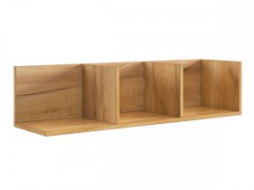 Полка навесная 2 Рич дуб крафт золотой в Мегионе - megion.mebel-tymen.ru | фото