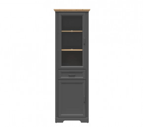 JASMIN шкаф REG1W1D1S (Графит/ Дуб артизан) в Мегионе - megion.mebel-tymen.ru | фото