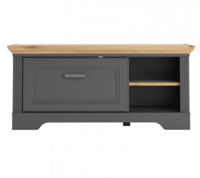 JASMIN тумба KOM1S (Графит/ Дуб артизан ) в Мегионе - megion.mebel-tymen.ru | фото