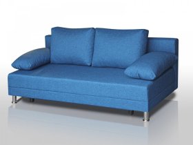 Диван Комфорт без подлокотников 4 подушки denim в Мегионе - megion.mebel-tymen.ru | фото