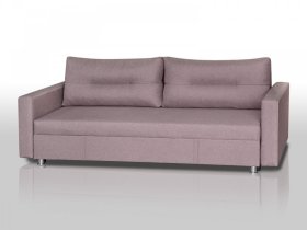 Диван Комфорт с прямыми подлокотниками латте в Мегионе - megion.mebel-tymen.ru | фото