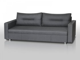 Диван Комфорт с прямыми подлокотниками графит в Мегионе - megion.mebel-tymen.ru | фото