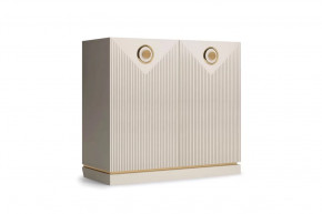 Комод 2-дверный "Капри" Сатин/Сатин в Мегионе - megion.mebel-tymen.ru | фото