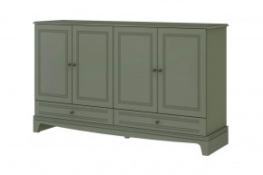 Комод 4 двери + 2 ящика Лорето Лак Зелёный самшит в Мегионе - megion.mebel-tymen.ru | фото