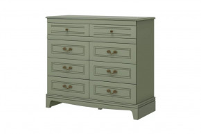 Комод 8 ящиков Лорето Лак Зелёный самшит в Мегионе - megion.mebel-tymen.ru | фото