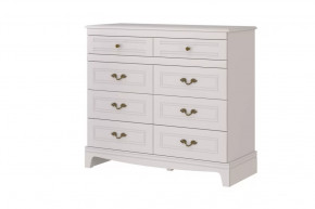 Комод 8 ящиков Лорето Персидский жемчуг/Лак Льняной в Мегионе - megion.mebel-tymen.ru | фото