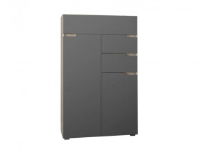 Комод Анталия Сонома-Графит софт в Мегионе - megion.mebel-tymen.ru | фото