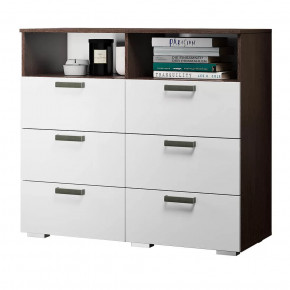 Комод Азаро венге/белый глянец в Мегионе - megion.mebel-tymen.ru | фото