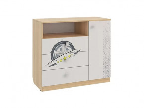 Комод Форсаж дуб сонома/белый в Мегионе - megion.mebel-tymen.ru | фото