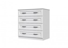 Комод "Кантри" 4 ящика, белый в Мегионе - megion.mebel-tymen.ru | фото