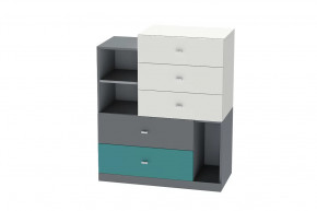 Комод Клео К-1, графит, миндаль, океан Диал в Мегионе - megion.mebel-tymen.ru | фото