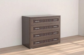 Комод Кэт-4 4 ящика Венге Диал в Мегионе - megion.mebel-tymen.ru | фото