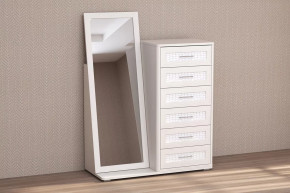 Комод Кэт-4, 6 ящиков с зеркалом Диал в Мегионе - megion.mebel-tymen.ru | фото