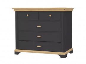Комод Лиана-1 Дуб Крафт Золотой/Графит в Мегионе - megion.mebel-tymen.ru | фото