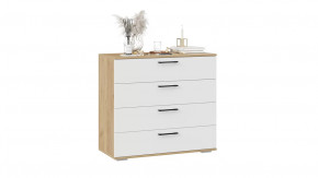 Комод «Нео» Дуб Крафт золотой, Белый в Мегионе - megion.mebel-tymen.ru | фото