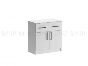 Комод с ящиком 2-мя дверьми Басямиф, белый в Мегионе - megion.mebel-tymen.ru | фото