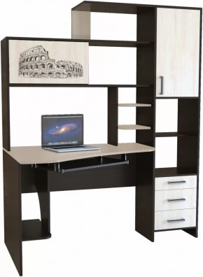 Компьютерный стол КЛ №6.0 Венге/Дуб молочный в Мегионе - megion.mebel-tymen.ru | фото