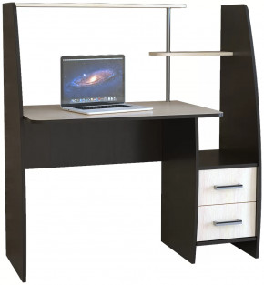 Компьютерный стол КЛ №6.2 Венге/Дуб молочный в Мегионе - megion.mebel-tymen.ru | фото