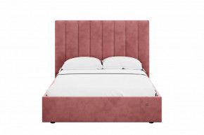 Кровать 1400 Ингрид 312 Велюр Ультра коралл в Мегионе - megion.mebel-tymen.ru | фото