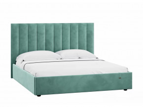 Кровать 1400 Ингрид 312 Велюр Ультра Минт в Мегионе - megion.mebel-tymen.ru | фото