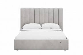 Кровать 1600 Ингрид 312 Велюр Ультра Смог в Мегионе - megion.mebel-tymen.ru | фото