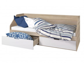 Кровать 800 2 ящика Анталия Белый в Мегионе - megion.mebel-tymen.ru | фото