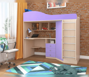 Кровать-чердак Кадет 1 с металлической лестницей Ярофф в Мегионе - megion.mebel-tymen.ru | фото