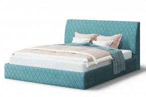 Кровать Хилтон, 2000*1800 мм, бирюзовый в Мегионе - megion.mebel-tymen.ru | фото