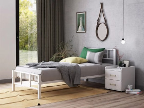 Кровать односпальная Кадис 120х190 Белый в Мегионе - megion.mebel-tymen.ru | фото