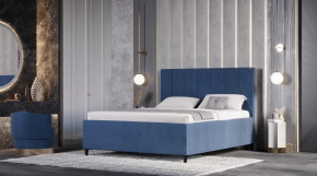 Кровать Оливия 1600 Синий в Мегионе - megion.mebel-tymen.ru | фото