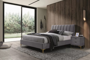 Кровать Рошаль 1800 Серый в Мегионе - megion.mebel-tymen.ru | фото