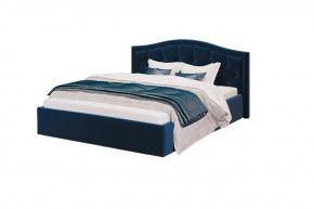 Кровать Стелла, 1400*2000 мм, велюр NEO 27, синий в Мегионе - megion.mebel-tymen.ru | фото