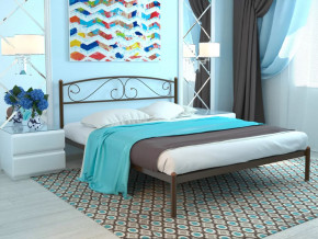 Кровать Вероника коричневая в Мегионе - megion.mebel-tymen.ru | фото