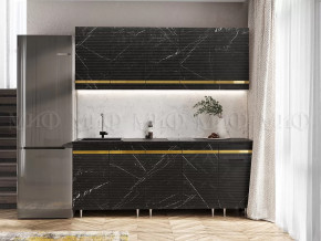 Кухня Милена 2,0м (Мрамор Блэк софт (Антарес)) в Мегионе - megion.mebel-tymen.ru | фото