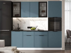 Кухня Николь 2,2м (Браш Блю) в Мегионе - megion.mebel-tymen.ru | фото