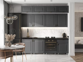 Кухня Престиж 2,4м (Графит софт) в Мегионе - megion.mebel-tymen.ru | фото